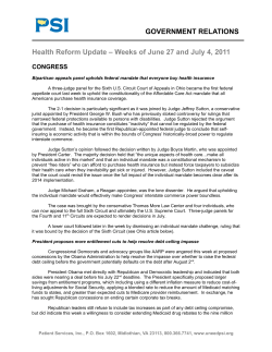 psi government relations - Hemophilia of North Carolina