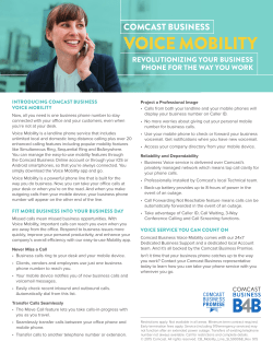 Comcast Business Voice Mobility