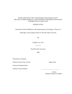 diving deep for - OhioLINK Electronic Theses and Dissertations Center