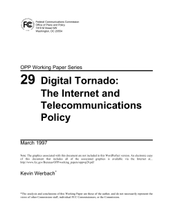 OPP Working Paper Series 29 - Chicago