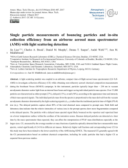 Single particle measurements of bouncing particles and in