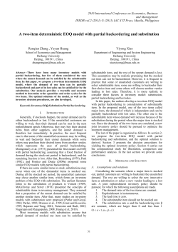 A two-item deterministic EOQ model with partial backordering