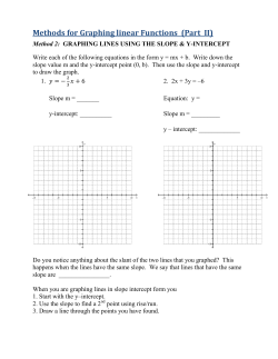 1.1b Graphing Lines Part 2