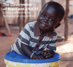 The Government of Brazil and UNICEF