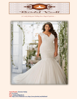 Let`s make finding your Wedding dress a Magical