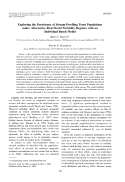 Exploring the Persistence of Stream