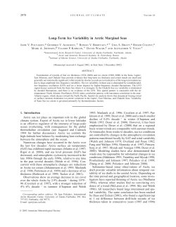 Long-Term Ice Variability in Arctic Marginal Seas