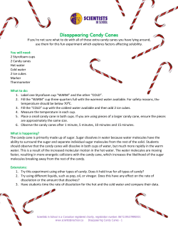 Disappearing Candy Canes