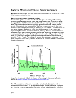 Teacher Background - Understanding Evolution