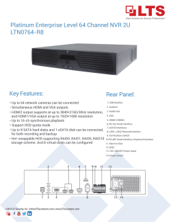 Platinum Enterprise Level 64 Channel NVR 2U LTN0764