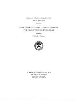 On the International Use of Currencies