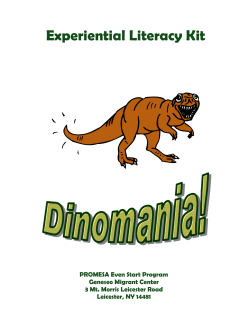 Experiential Literacy Kit