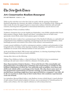 Art: Conservative Realism Resurgent