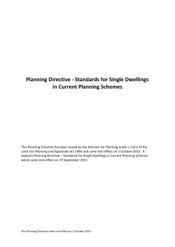 Planning Directive 4
