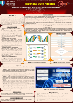 dna splicing system predictor