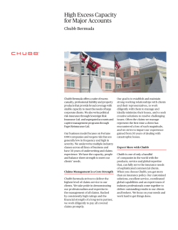 High Excess Capacity for Major Accounts