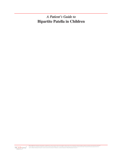 Bipartite Patella in Children