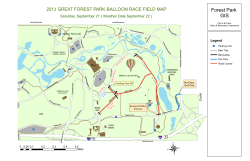 Forest Park GIS - The Great Forest Park Balloon Race