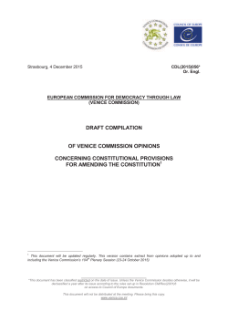 CDL(2015) - Venice Commission