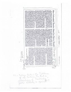 More Unfounded Theories About Lee Harvey Oswald P.)