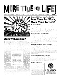shorter work hours - Industrial Workers of the World