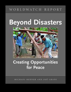 Beyond Disasters - Worldwatch Institute
