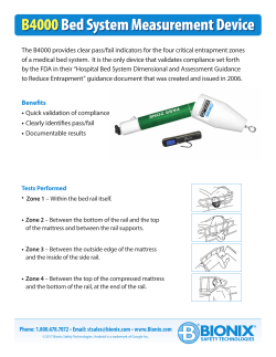 B4000 Bed System Measurement Device