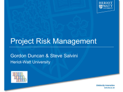 Project Risk Management