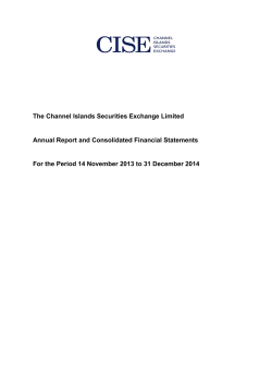 2014 Annual Report and Consolidated Financial Statements
