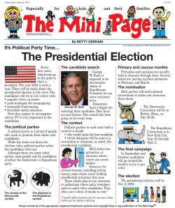 The Presidential Election