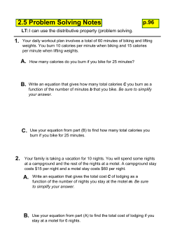 2.5 Problem Solving Notes
