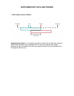 SUPPLEMENTARY DATA AND FIGURES