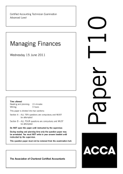 Managing Finances