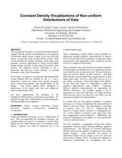 Constant Density Visualizations of Non-uniform