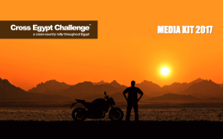 MEDIA KIT 2017 - Cross Egypt Challenge