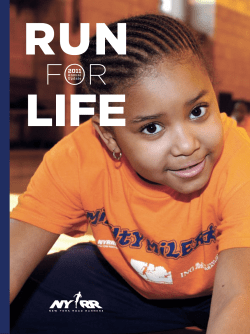 Annual Update - New York Road Runners