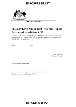 Regulations 2017 - Treasury.gov.au