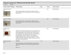 Collection Contains text "FRENCH GRATITUDE TRAIN"