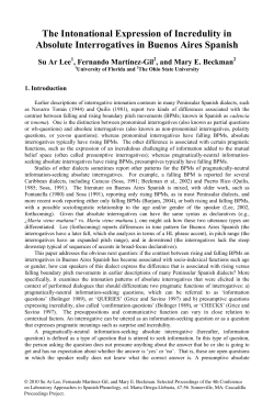 complete paper - Cascadilla Proceedings Project