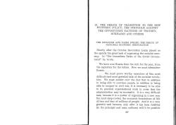 18. the period of transition to the new economic policy