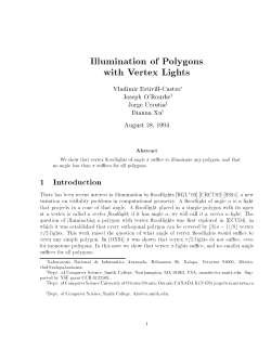Illumination of Polygons with Vertex Lights