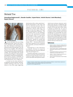 Striatal Toe