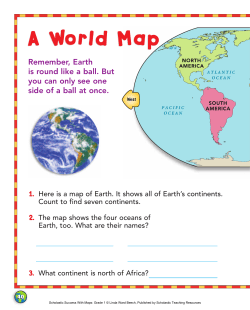A World Map - Scholastic