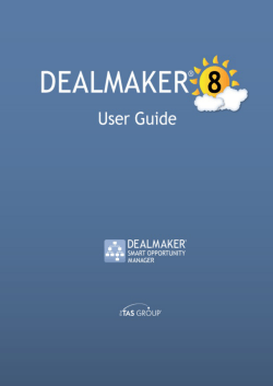 Smart Opportunity Manager User Guide