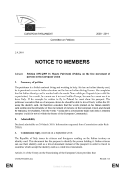 en en notice to members