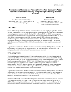 Non-Destructive Assay