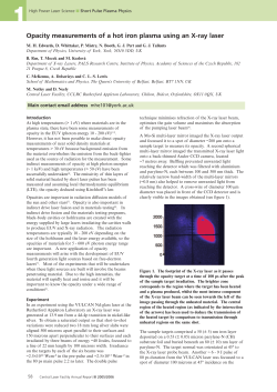Opacity measurements of a hot iron plasma using an X