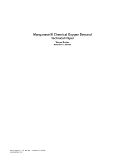 Manganese III COD Tech Paper