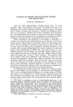 Guardia de Honor - Asian Studies | Journal of Critical Perspectives