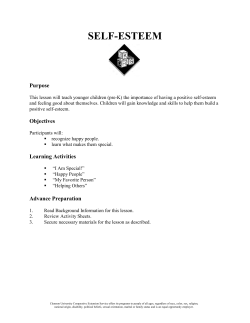 self-esteem - Clemson University